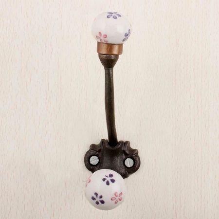 Pink Purple Tiny Iron Hooks-EHG-64